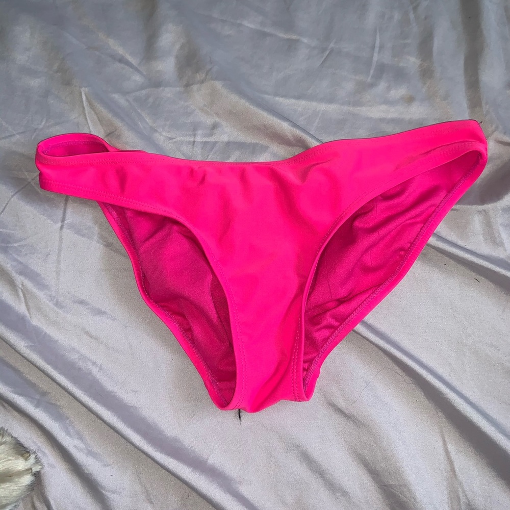 bright pink bikini bottoms